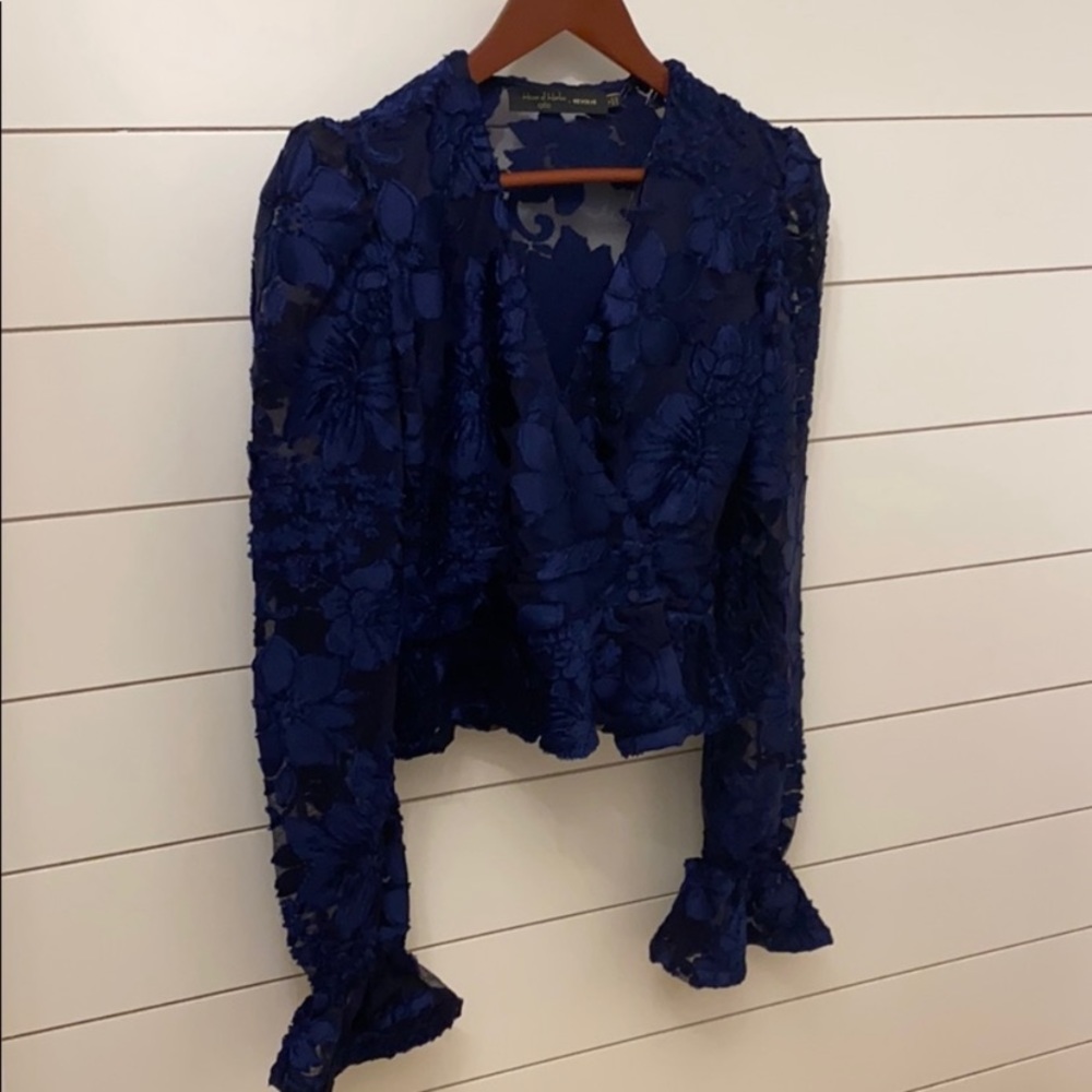 House of Harlow 1960 X REVOLVE SOLANA BLOUSE XS - Picture 3 of 7